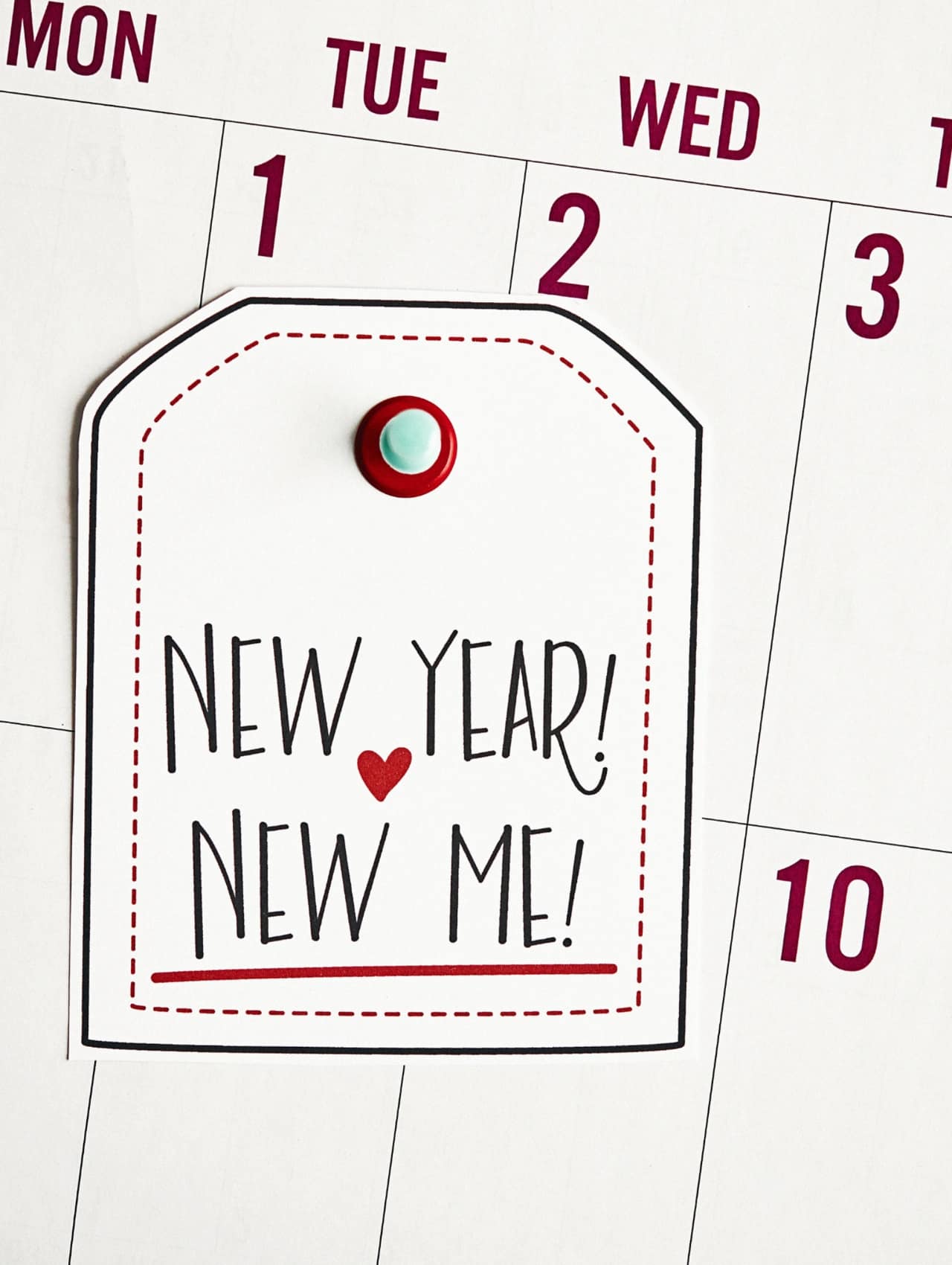 Out with the Old, In with the New new year calendar image symbolizing fresh starts and new beginnings