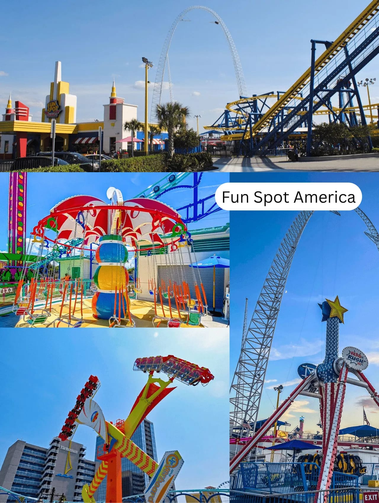 Things To Do In Orlando – Experience family-friendly thrills at Fun Spot America, an amusement park with go-karts, rides, and arcade games.